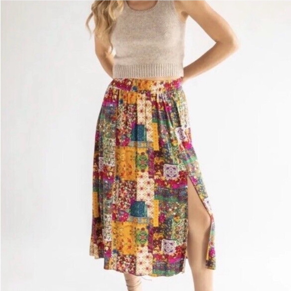 Natural Life Betsy Midi Skirt